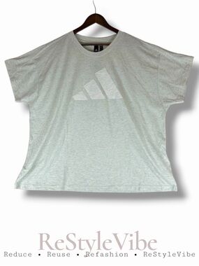 ADIDAS Women’s Size 3X Shirt Top Tee T-Shirt NWT Logo Graphic Regular Fit NEW
